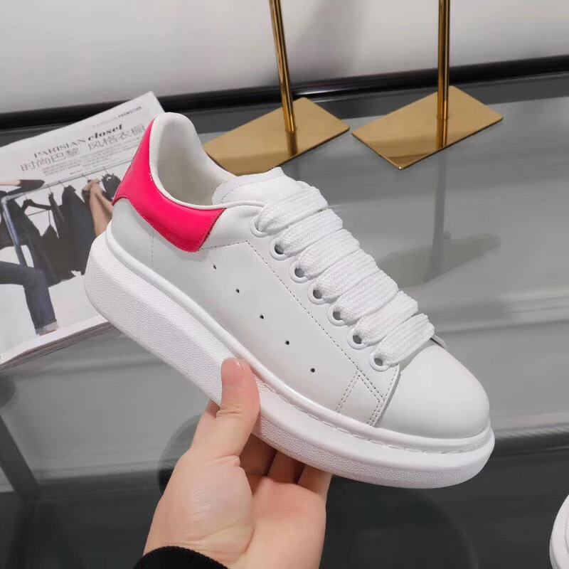 Женские повседневные кроссовки из натуральной кожи дышащие спортивные туфли на