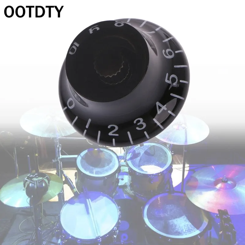 OOTDTY черный топ шапка регулятор скорости цифры для LP электрогитары|Электрогитара|