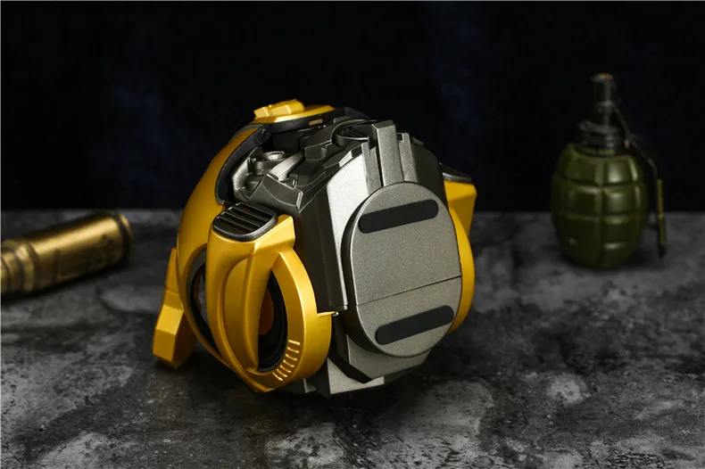 Подарок Bumblebee Bluetooth динамик 3W 1200 мАч батарея TF FM радио Поддержка мини открытый беспроводной звук сабвуфер