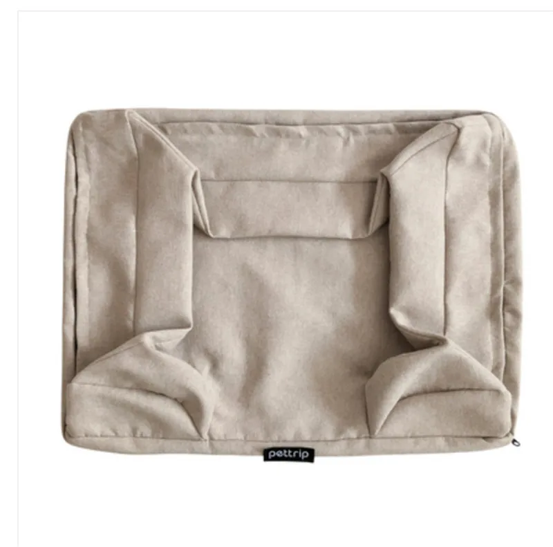 Beige cover Саморазогревающаяся подушка для кошек и собак для средних и больших собак D173 - Цвет: Beige cover