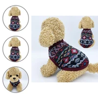 great pet sweater sleeveless long lasting lovely dog costume winter warm sweater decor puppy costume pet clothes