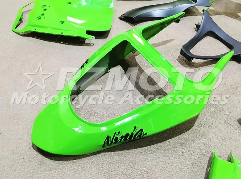 4 подарки горячий ABS Полный комплект обтекателя, пригодный для Kawasaki ZX6R 2003 2004 ZX-6R 03 04 Ninja 636 Обтекатели на кузов, красивый зеленый