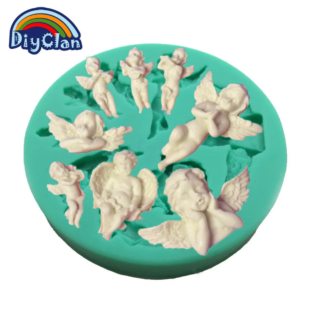Angel Baby DIY силиконовая форма для Помады Шоколадный Кекс полимерная Форма