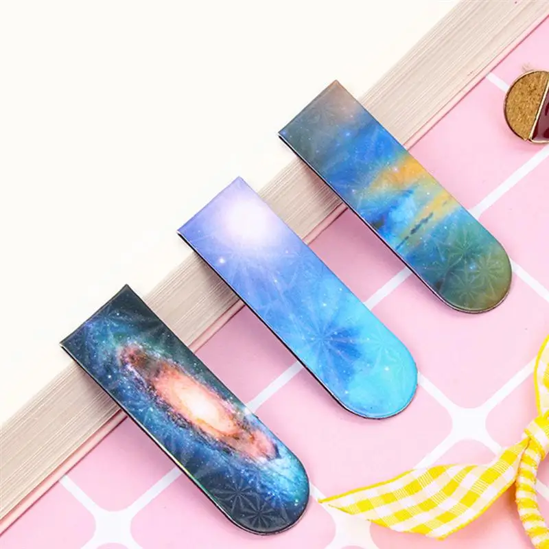 

18 Pcs Magnetic Bookmarks Creative Paper Clips Exquisite Elastic Bookmarks