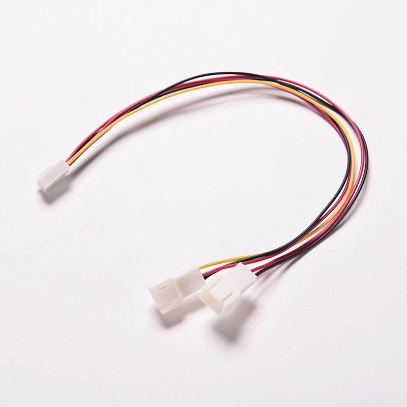 1/2Pcs 15cm 3 Pin PC Computer Case Fan Power Y Splitter Cable Lead 1 Female to 2 Male Motherboard Connector | Компьютеры и офис