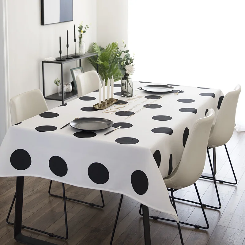 Стильная симпатичная Водонепроницаемая Скатерть льняная и хлопковая
