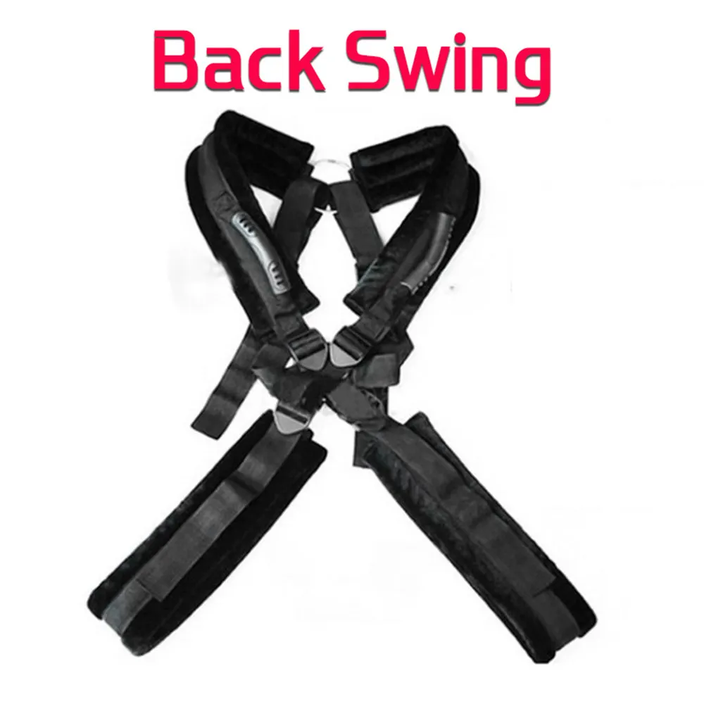 Фетиш Бедро Стропы открытые ноги секс качели сдерживающий бондаж ремень для