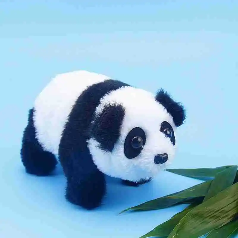 

Electric music panda multifunctional cute pet simulation plush panda toy creative panda doll gift crawling panda plush doll