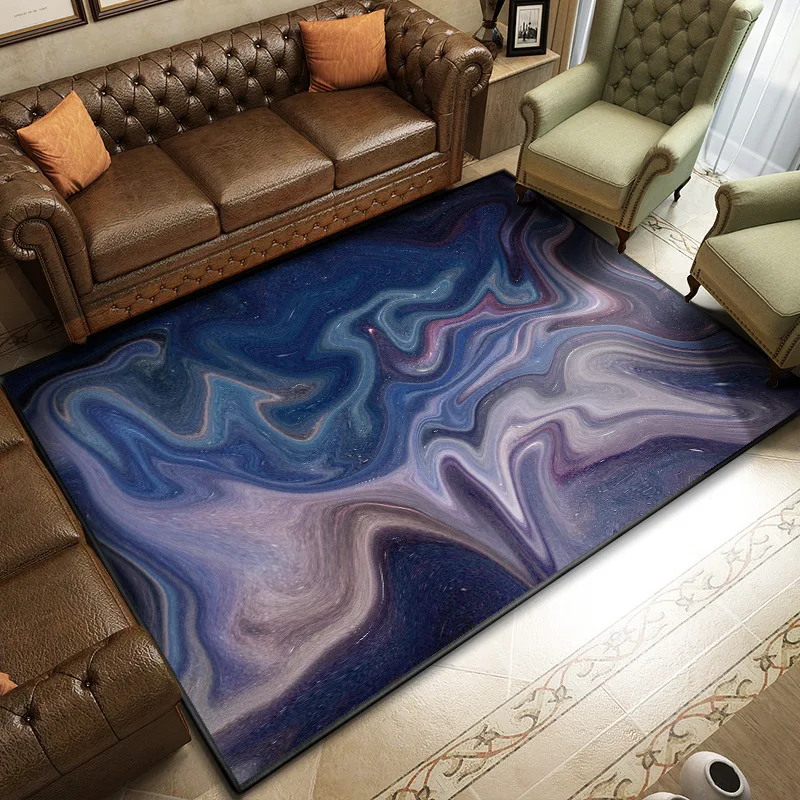 

1314New Chinese Oil Painting Printing Carpet Living Room Floor Mats Bedroom Anti-slip Mats Bedroom Decor Rug Large Tatami Rug