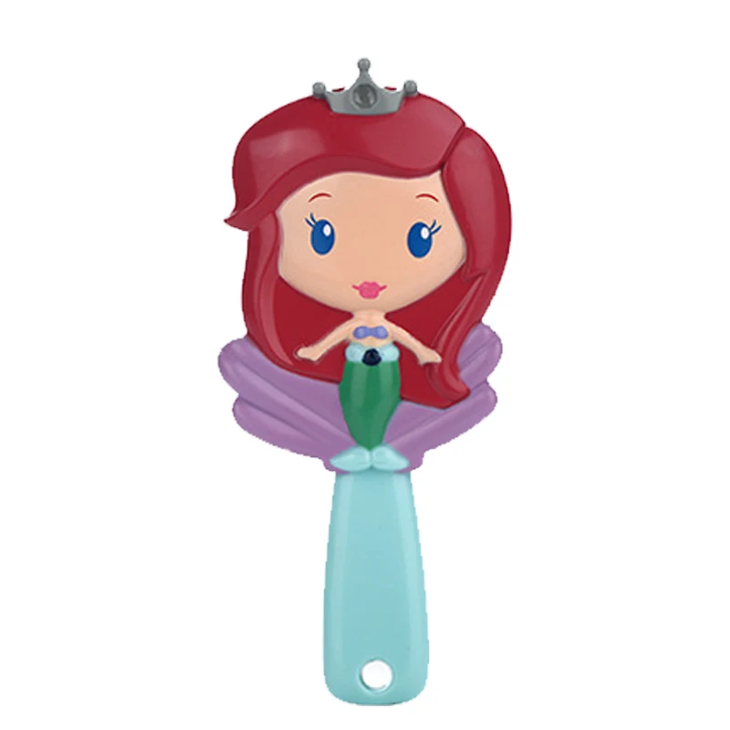 Дисней Принцесса замороженная щетка для волос brosse cheveux Kids нежная Антистатическая щетка кудрявый клубок Русалка щетина ручка Клубок Расческа - Цвет: 14