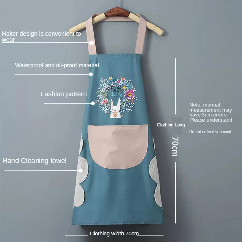 Водонепроницаемый флисовый фартук для кухни с изображением грязных кораллов |