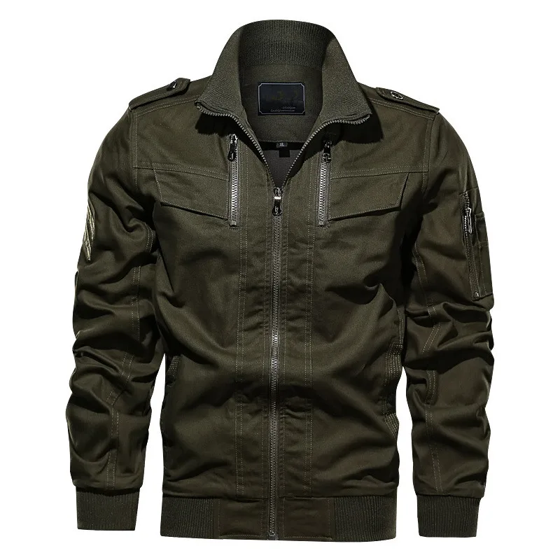 Military Jacket Men 2020 Autumn Soldier MA-1 Style Cargo Army Jackets Male clothing Men's Pilot Bomber Plus Size M-6XL | Мужская