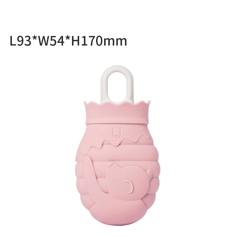 Pink Size S Xiaomi Jordan&Judy, милая ручная теплая грелка, мини горячие портативные бутылки для воды, мини грелка для рук, карман для девочек, подарок для друга - Color: Pink Size S