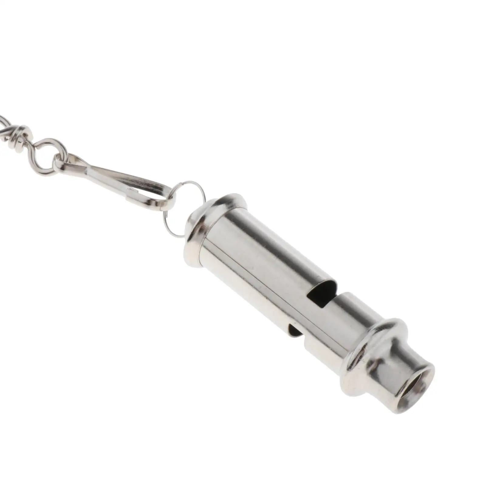 

Stainless Steel Sports Whistles with Lanyard, Loud Crisp Whistles Keychain for