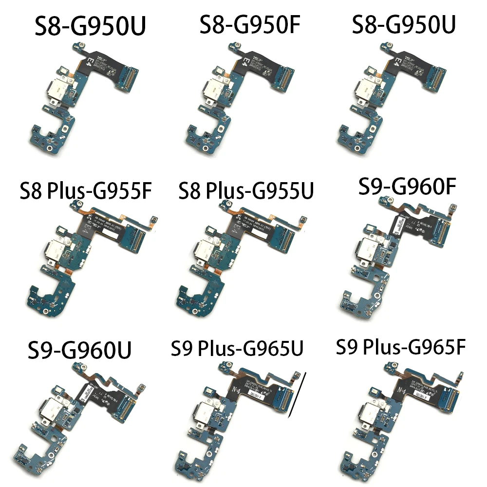 USB Charging Port Charger Board Flex Cable For Samsung Galaxy S8 S9 Plus G950F G950U G960F G Dock Plug Connector With Microphone | Мобильные