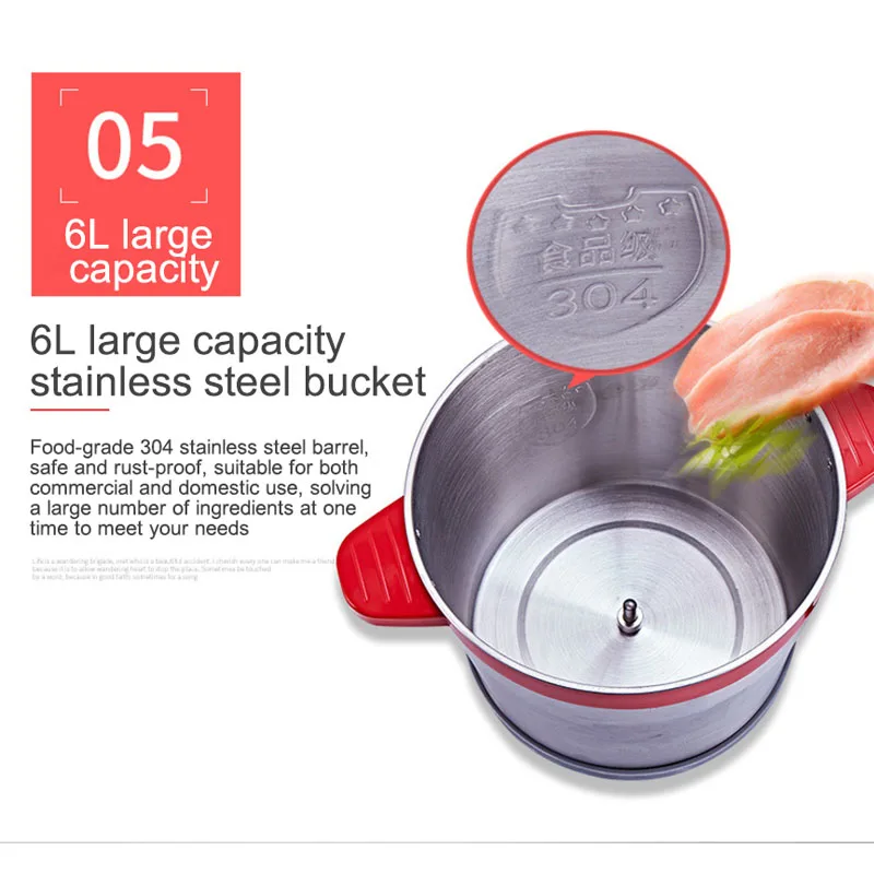 Мощная Электрическая Мясорубка из нержавеющей стали 1200 Вт (макс.) бытовая