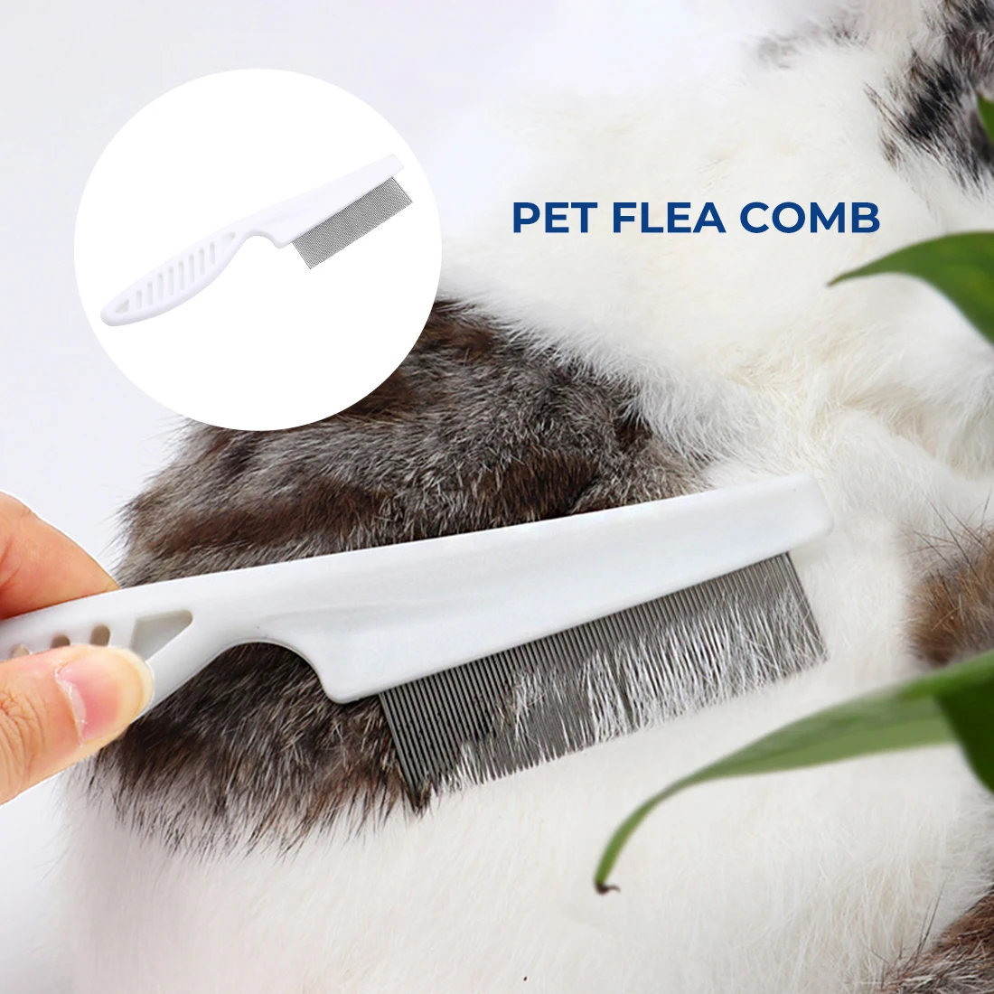 

Stainless steel comfortable flea grooming tool protection flea comb cats and dogs pet deworming brush to hair brush comfortable