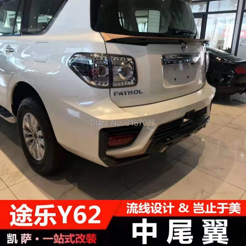 Задний спойлер Неокрашенный из АБС-пластика для Nissan патруль Y62 2012-2018 крышка