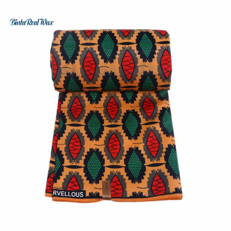 Африканские ткани из полиэстера с воском 2019 Анкара Новые Вечерние высокого