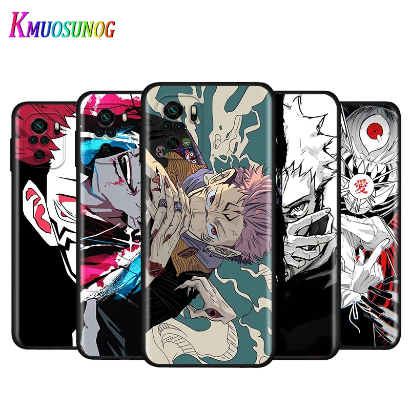 

Silicone Cover Jujutsu Kaisen Satoru Gojo anime For Xiaomi Redmi Note 10 10S 9T 9S 9 8T 8 7 7S 6 5A 5 4 4X 5G Pro Max Phone Case
