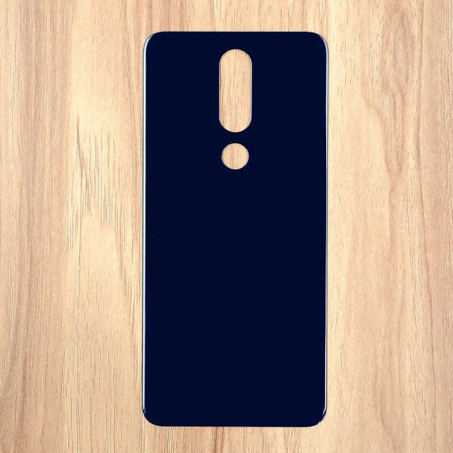 100% стекло для Nokia X5 2018 задняя крышка аккумулятора чехол дверь стеклянная панель 5 1