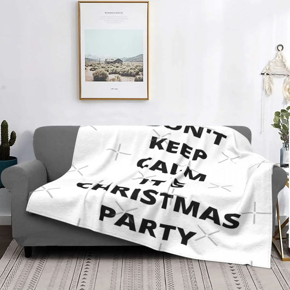 

Don't Keep Calm it's A manta, para cama colcha, manta A cuadros, cubierta de playa, manta de muselina, colchas de verano