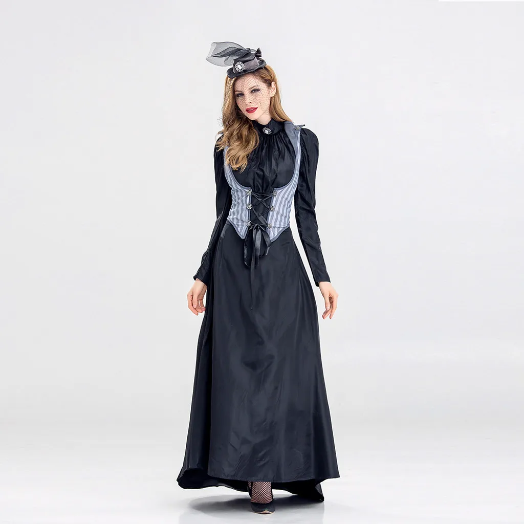 Женские костюмы на Хэллоуин Женский костюм для косплея винтажная Женская одежда