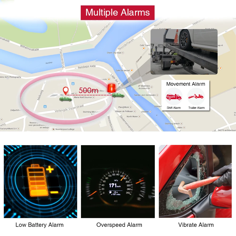 Автомобильный мини-трекер TK913 магнитный GPS-трекер голосовой монитор долгий режим