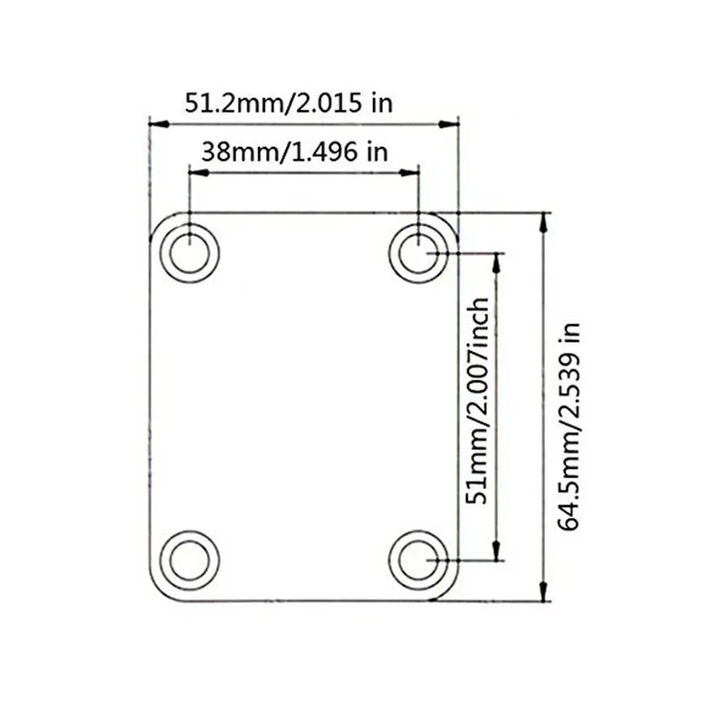 

Electric Guitar Bass Strengthening Boards Guard Neck Body Connecting Plates Reinforcing Plate