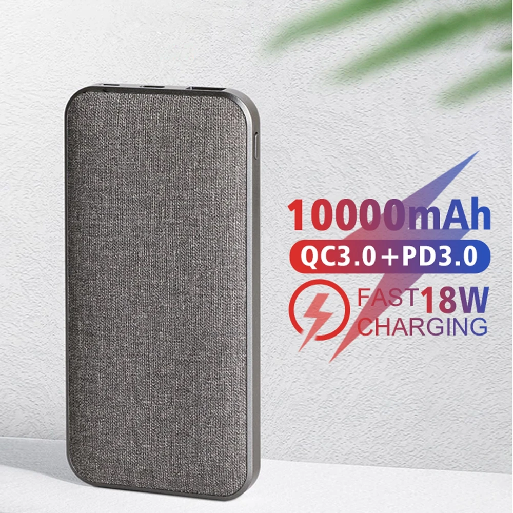 CASEIER 18 Вт 10000 мАч Power Bank PD QC 3 0 Внешнее зарядное устройство портативное для iPhone 12 11 Pro