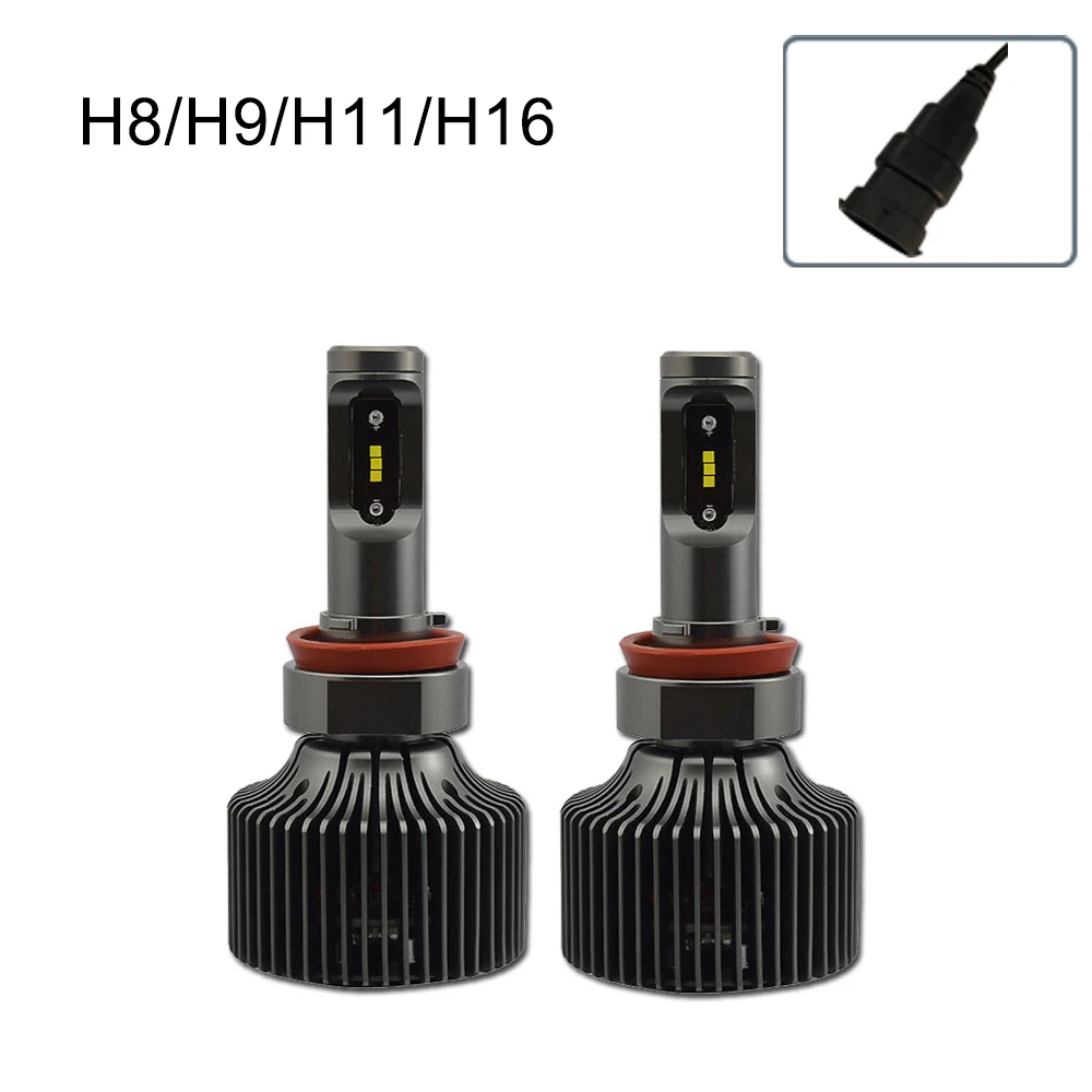 H8 H9 H11 H16 SAFEVIEW H4 Led дальнего ближнего света H7 H8 H9 H11 9005 HB3 9006 HB4 Автомобильные фары лампы 30 Вт белый 6000 К 12 В лампы освещения - Испускаемый цвет: H8 H9 H11 H16