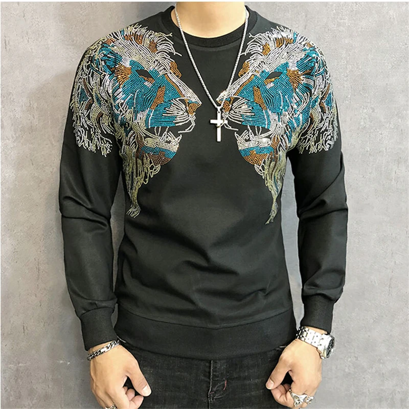 

Мужская гигиеническая одежда в европейском стиле, осенняя Толстовка с длинным рукавом и круглым вырезом, толстовка с капюшоном и надписью «...