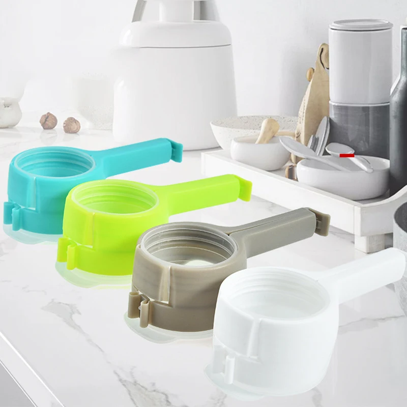 Зажим для хранения свежести закусок пластиковый упаковщик пакетиков чай