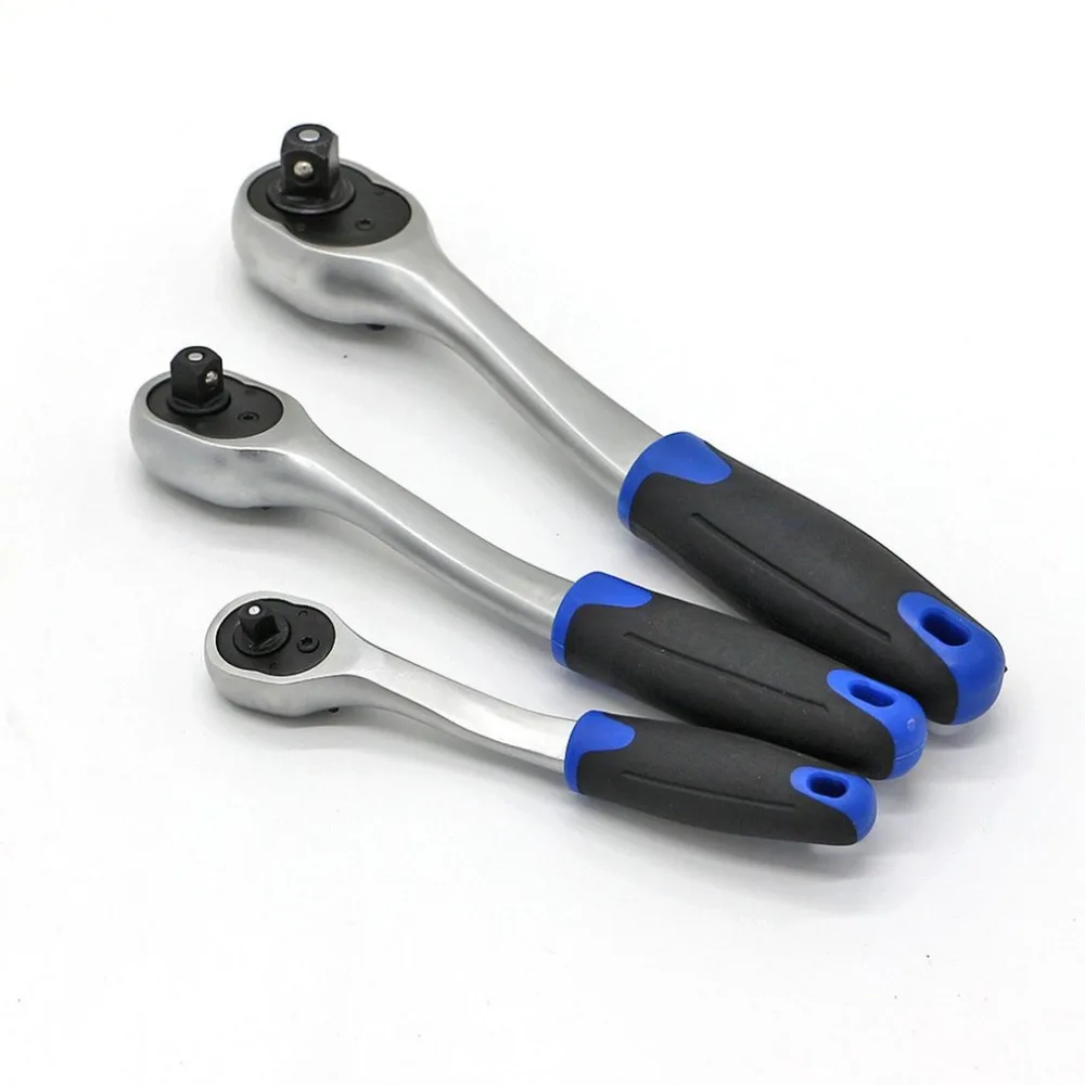 Профессиональный инструмент для ремонта гаечный ключ 1/4 &quot3/8&quot 1/2 &quotс храповым