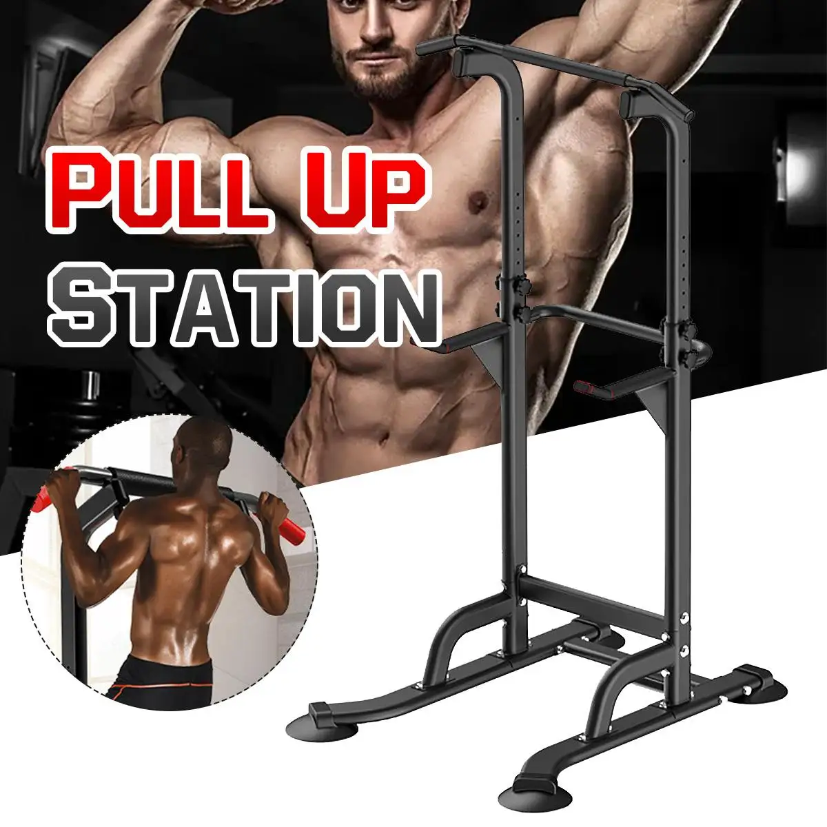 Подтягивающая балка Dip станция Power Tower большая широкая пуш ап - Цена: 7 179,54 руб.