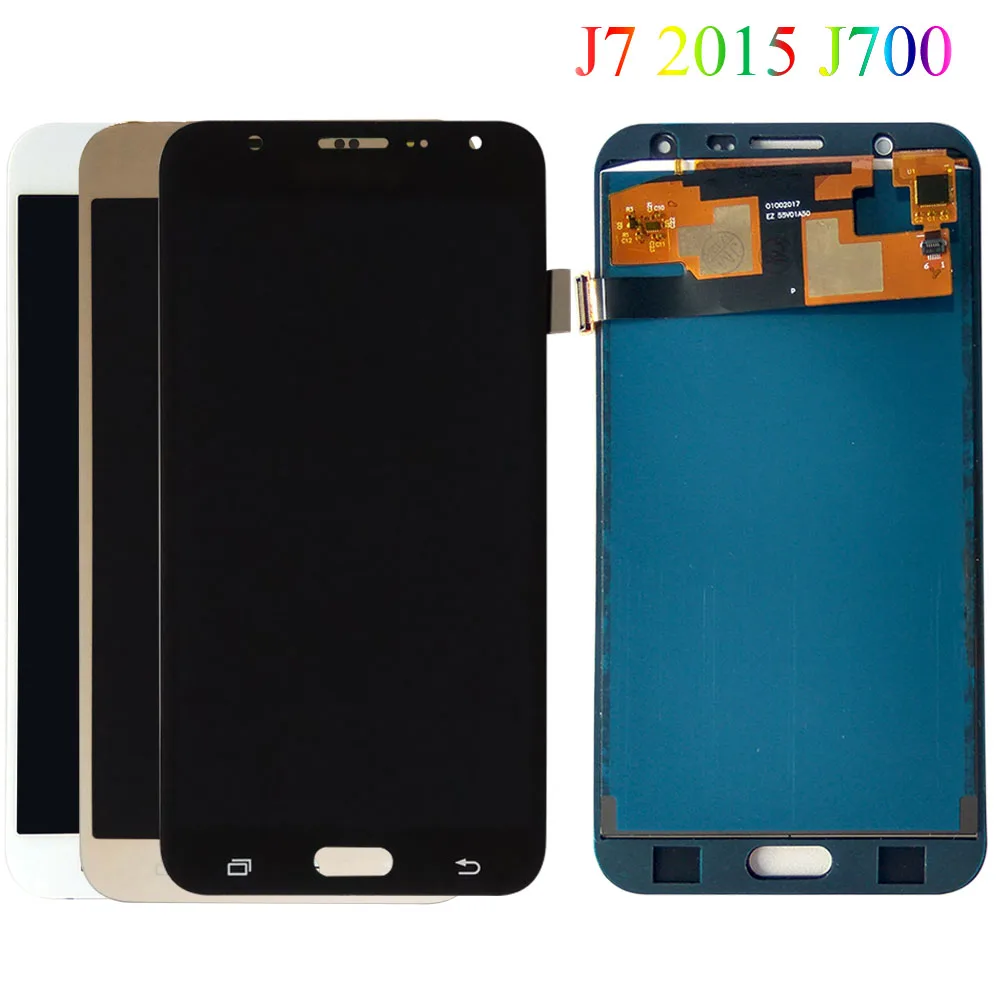 ЖК-дисплей для samsung Galaxy J7 2015 J700 SM-J700F J700H J700M J700K J700T J700P ЖК-экран дигитайзер в сборе