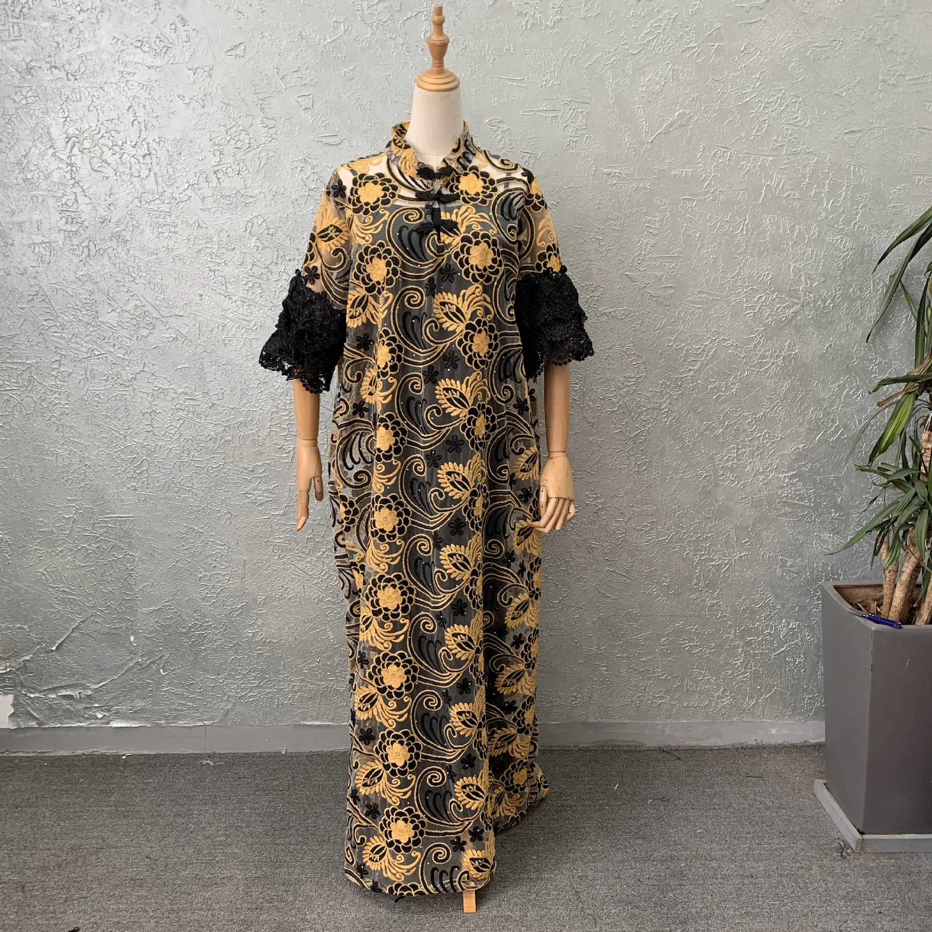 Африканские платья для женщин новинка 2021 африканская одежда Дашики кружевной