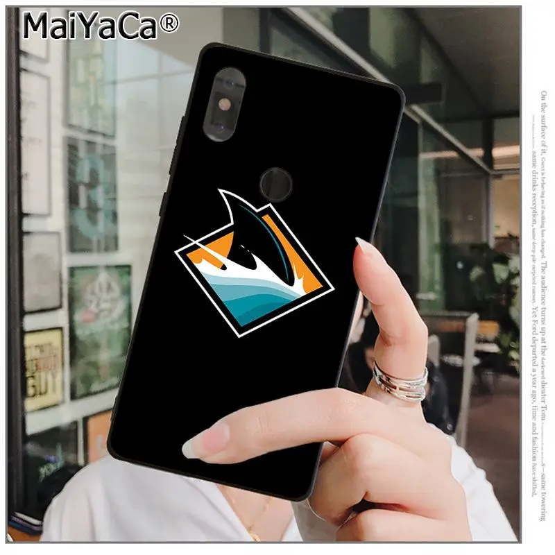 A10 Чехол для телефона MaiYaCa San Jose Sharks высокого качества для xiaomi mi 6 8 se note2 3 mi x2 redmi 5 5plus note 4 5 5 - Цвет: A10