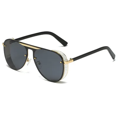 

Fashion Toad Sunglasses For Men And Women Ocean Lens Sunglasses Metal Glasses Frame Multicolor Personality Europe And America