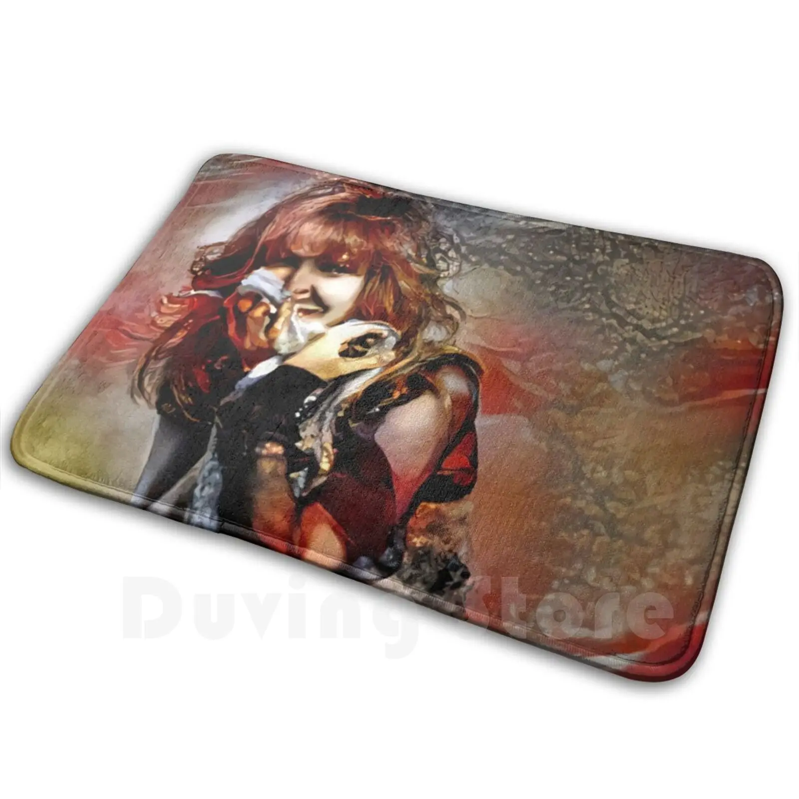 

Mylène Farmer-Singer Carpet Mat Rug Cushion Mylène Farmer Artist A Singer French People Joelle Guillaume Music