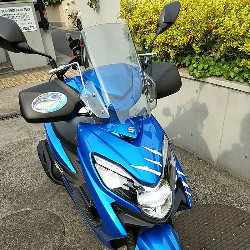 

For Suzuki Katana GSX-S1000S 19-20 Motorcycle Touring Windshield WindScreen GSX-S1000 Front Screen Double Bubble Wind Deflector