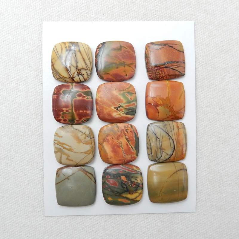Распродажа 12 шт. модные геометрические разноцветные наборы кабошонов Пикассо