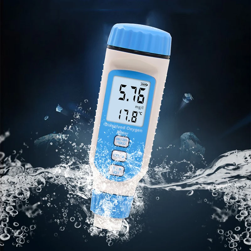 Цифровой детектор растворенного кислорода портативный анализатор пруда рыбы