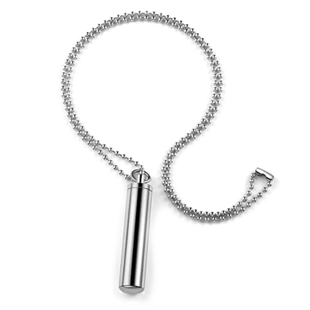 Дропшиппинг 5 размеров цилиндрическая урна для кремации ожерелье праха памятный