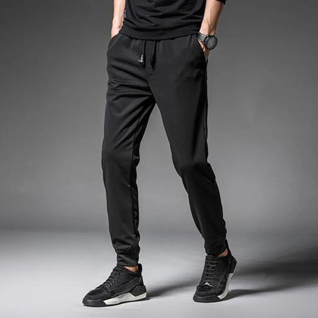 

2020 men straight pants streetwear breathable casual pants men wear comfortable anti-wrinkle pants men clothes size New