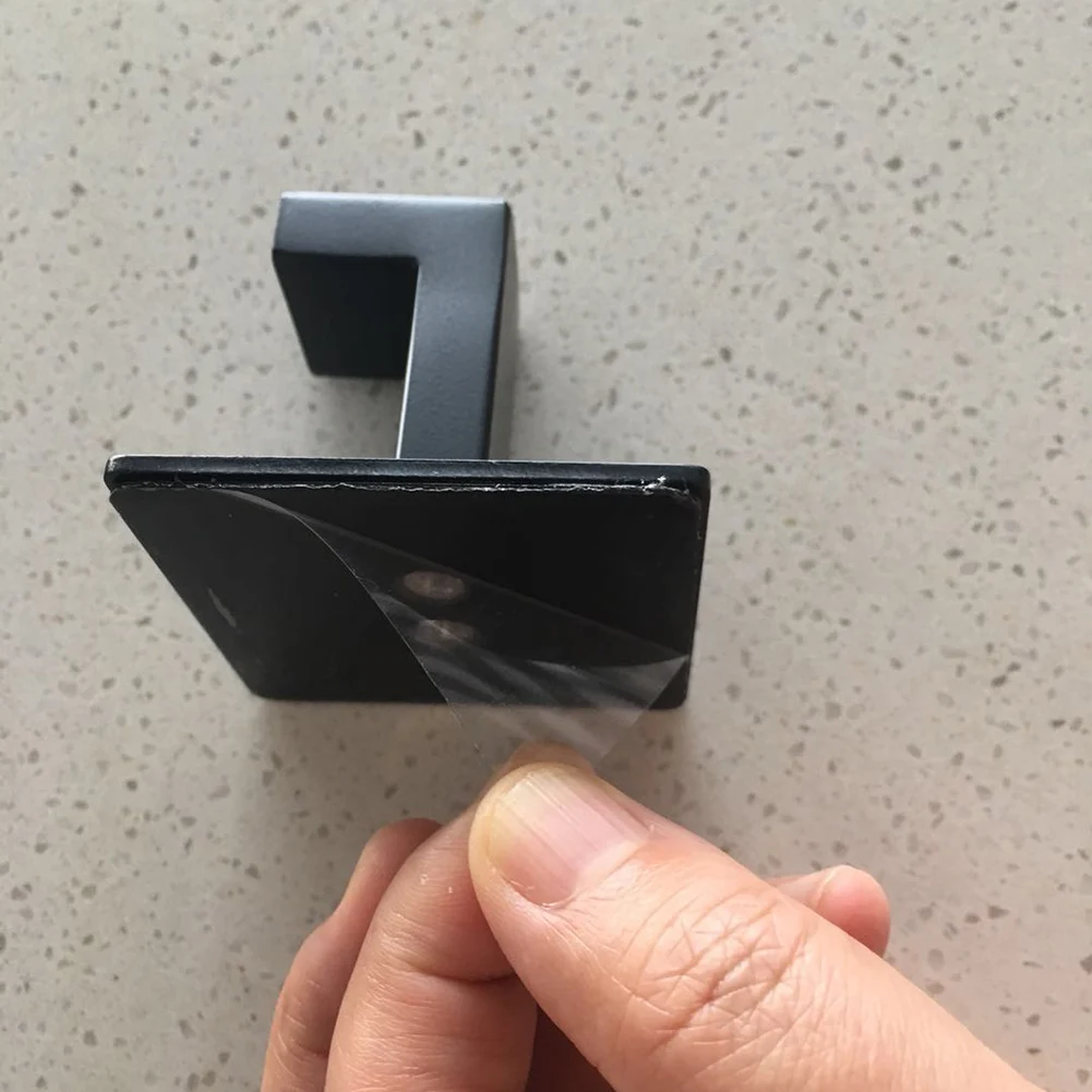 

Strong Viscosity Adhesive Bathroom Accessories Set Stainless Without Drilling Matt Black Towel Bar Holder Rack Household Black