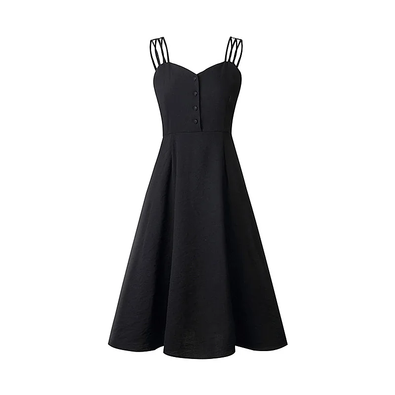 

CGC 2021 Women Sexy Summer Dress Casual Sleeveless Elegant Female Backless Party Dress Slim Streetwear Midi Dress Woman Cloth