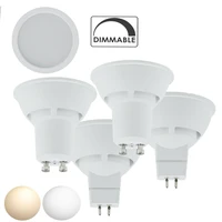 10w gu10 mr16 dimmable led spotlights acrylicaluminum 220v bedroom table lamp bulbs white spot 180 degree wide beam 230v 240v