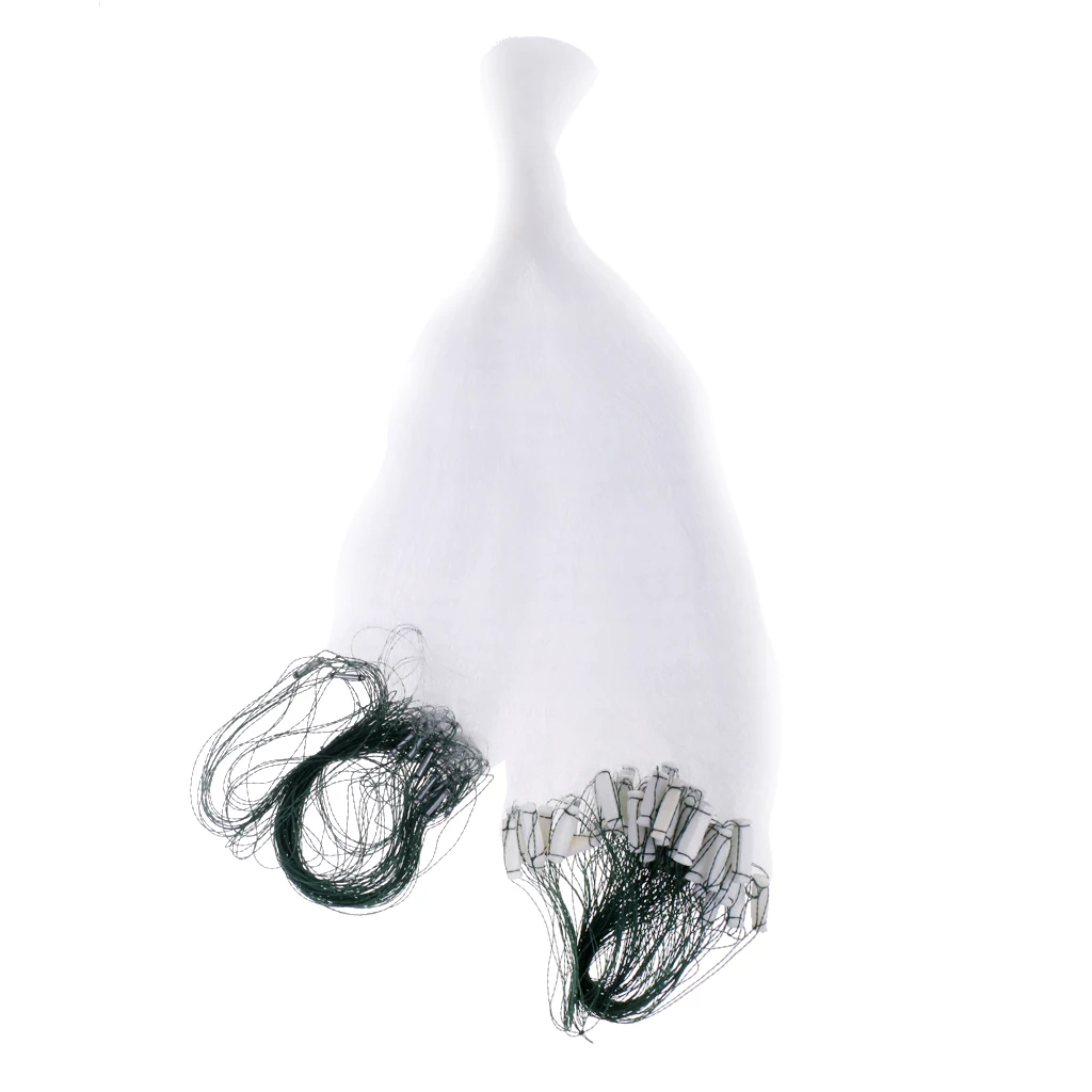 Трехслойная рыболовная жаберная сеть с пеной поплавок и свинцовые