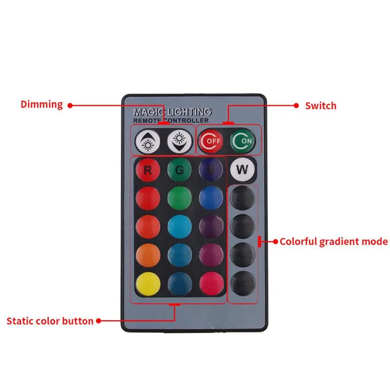 T10 RGB W5W LED Car Clearance Lights 194 168 Bulb Remote Width Interior Lighting for Brake Reading Dome License | Автомобили и